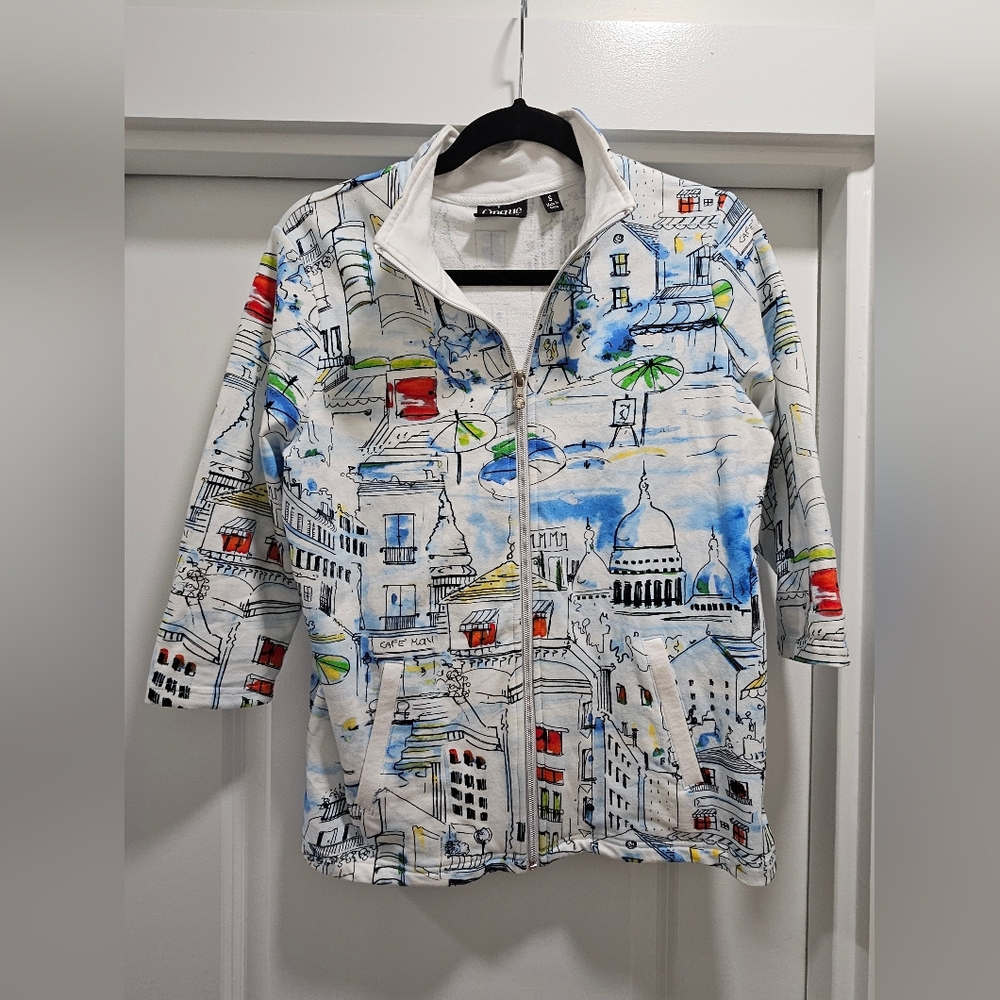 Onque Women Cityscape Shirt/Jacket S